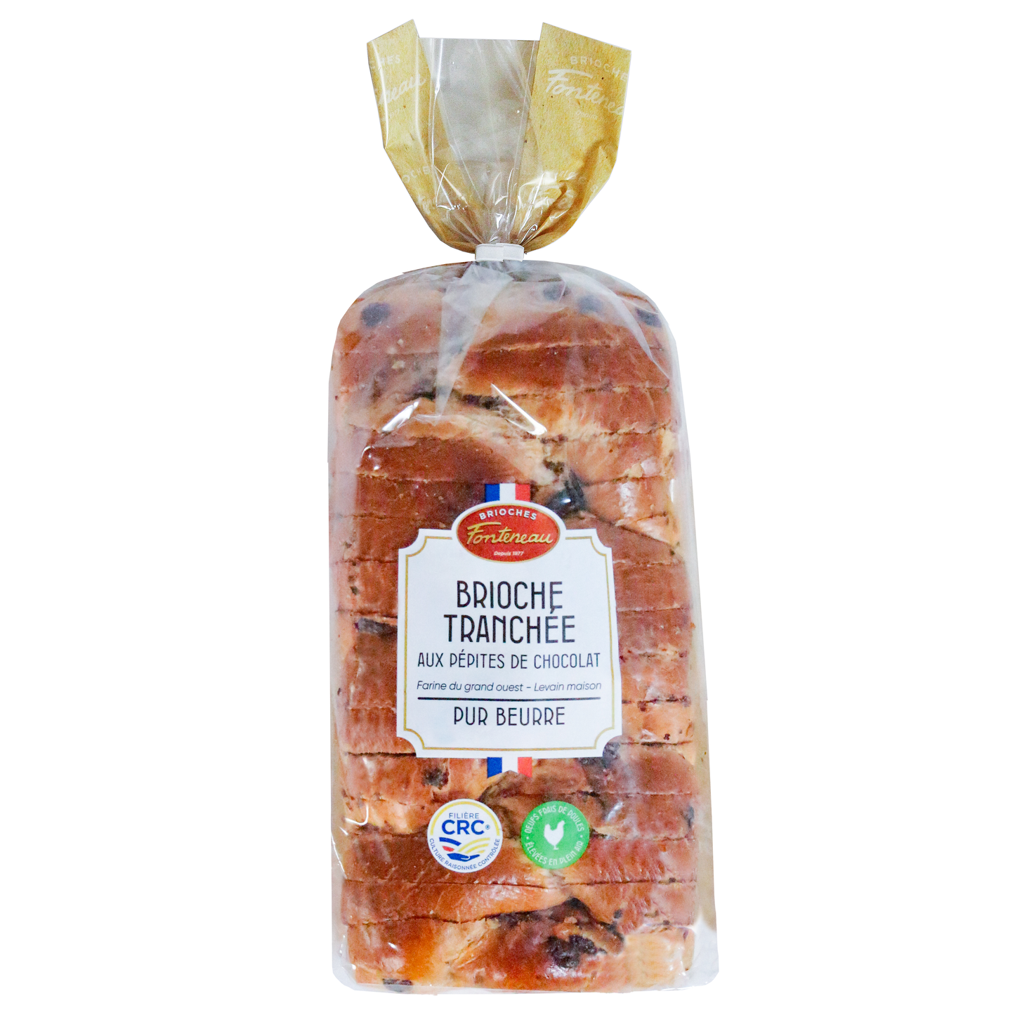 Brioche tranchée aux pépites de chocolat 500g