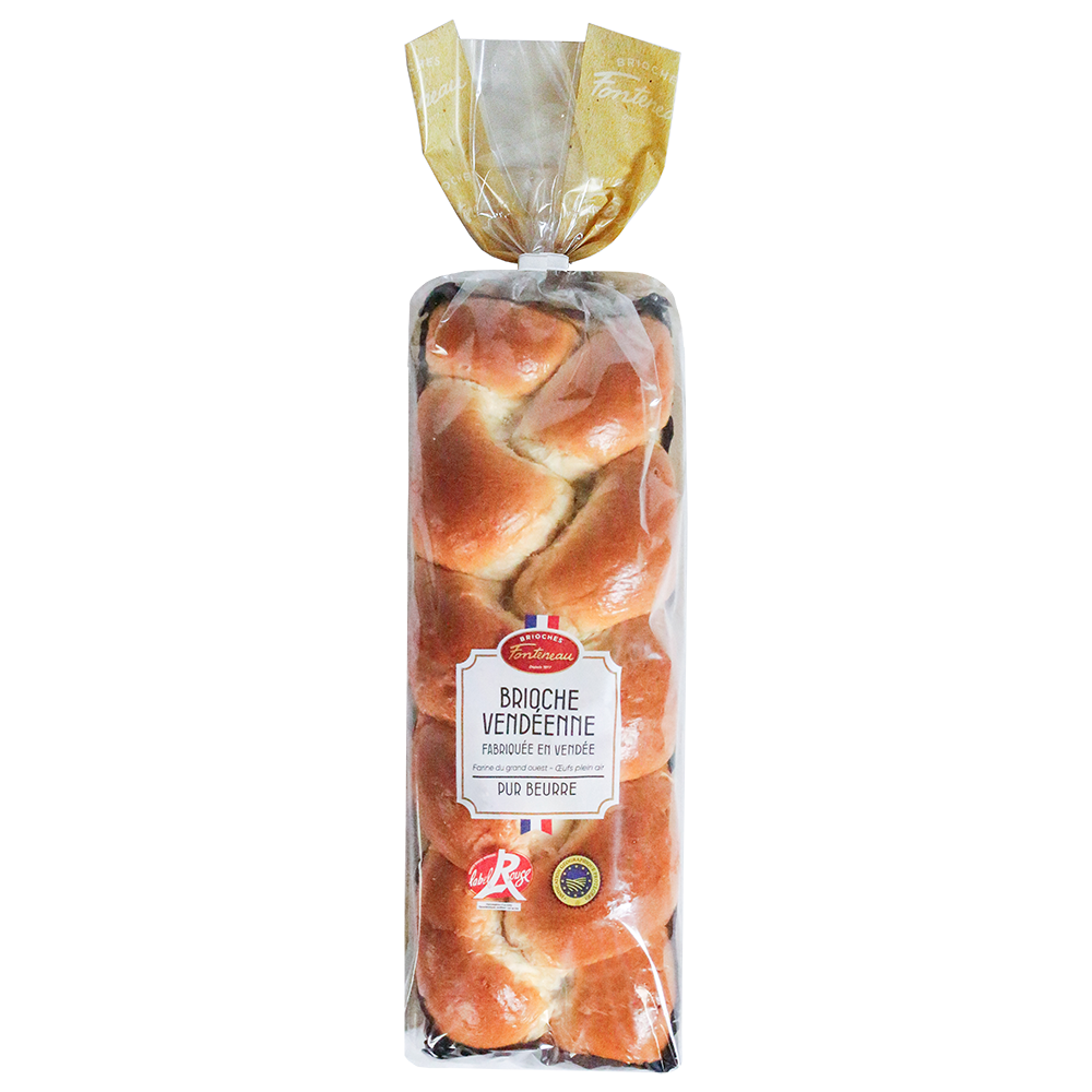 Brioche Tressée Vendéenne , Label Rouge 600g