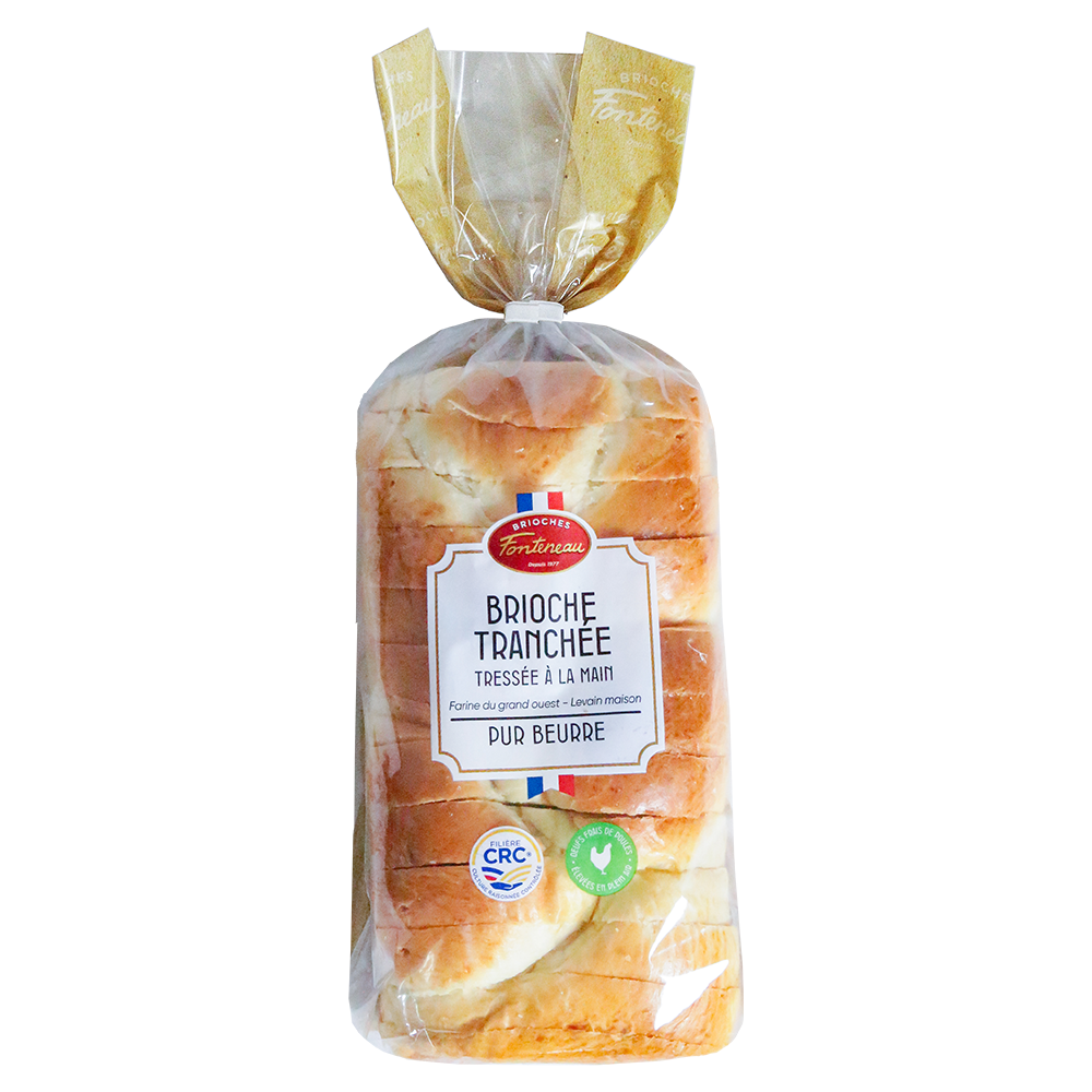 Brioche tranchée pur beurre 500g