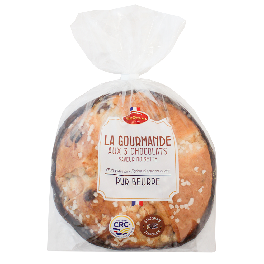 Gourmande éclats 3 chocolats et saveur noisette