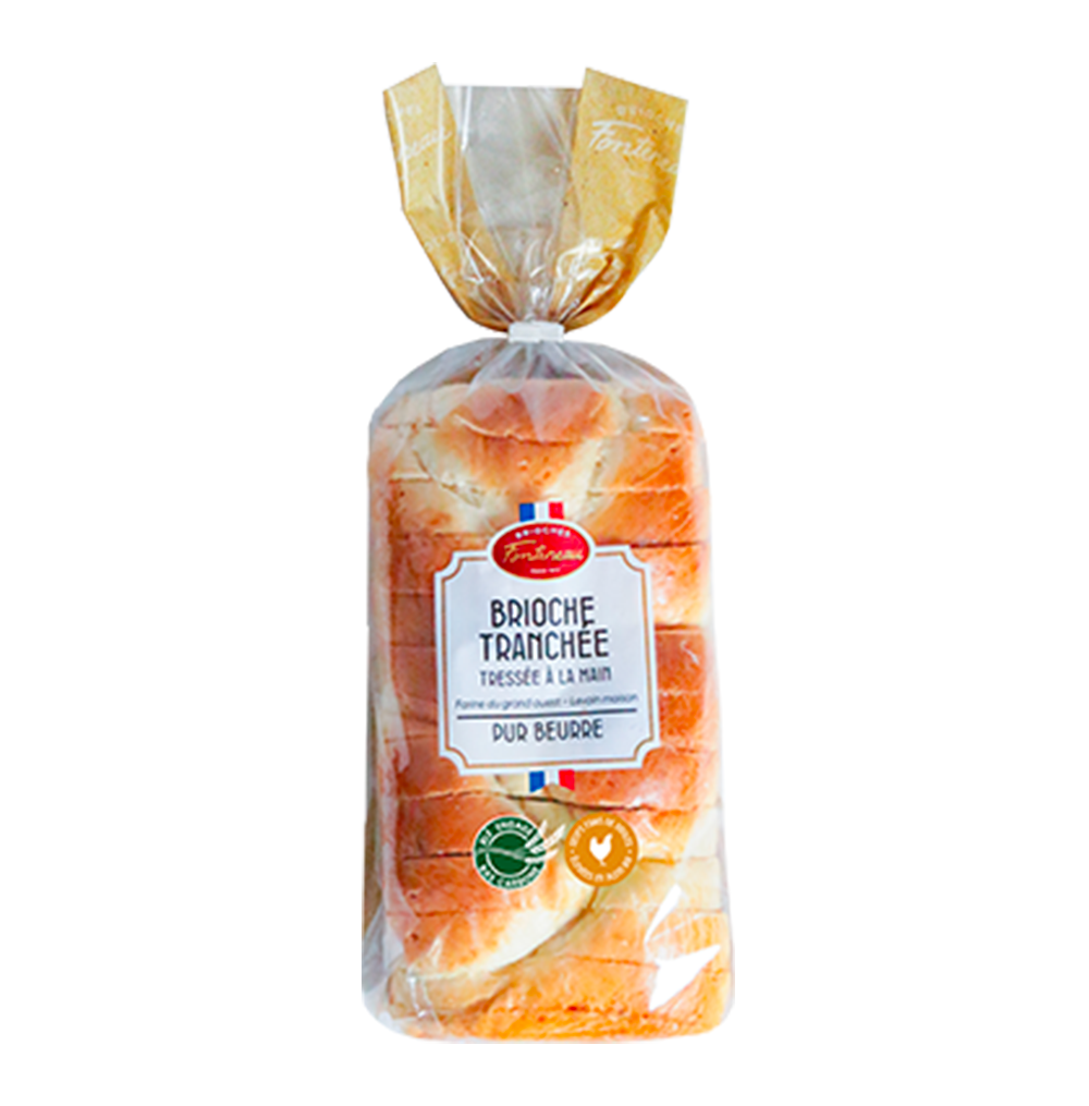 Brioche tranchée pur beurre 500g