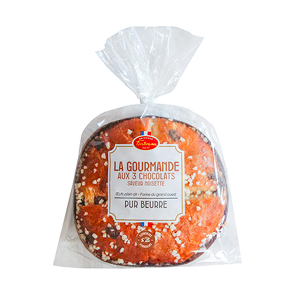 Gourmande éclats 3 chocolats et saveur noisette